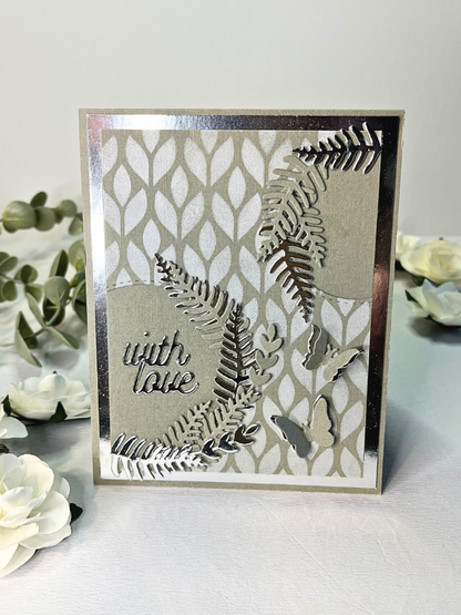 Ready To Go Cards | Gift Card | With Love Cards Grey