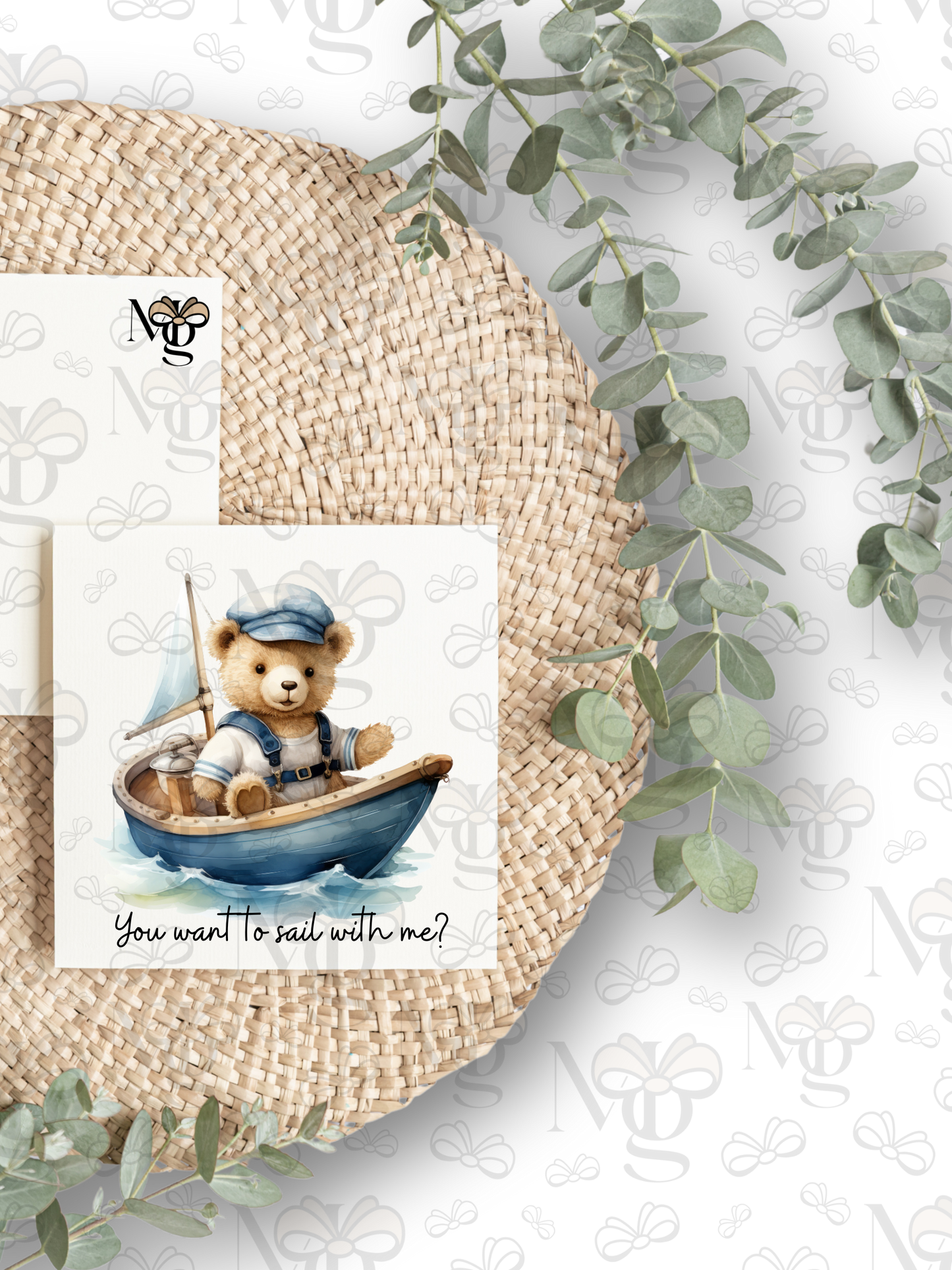 Designed Cards | Love | Ready To Sail Bear