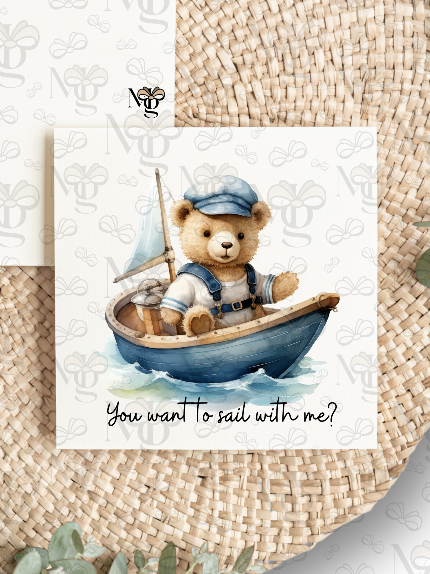 Designed Cards | Love | Ready To Sail Bear