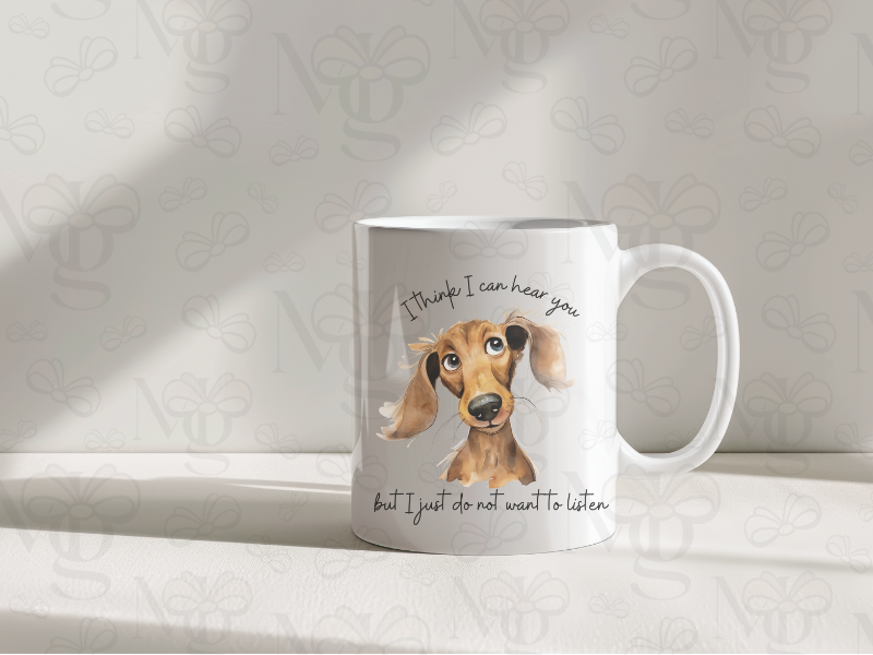 Funny dog mugs