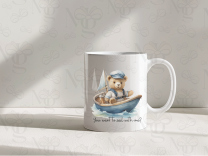 Designed Mugs | Love | Ready To Sail Bear