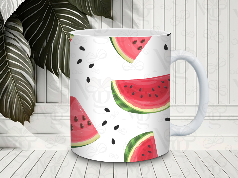 Designed Mug Wrap | Summer | Watermelon