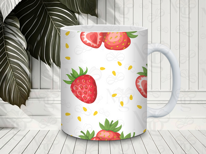 Designed Mug Wrap | Summer | Strawberries