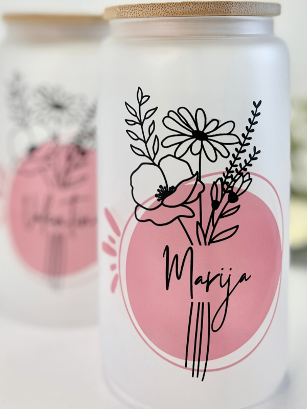 Personalise Now | Tumbler Gift | Elegant Blossom Personalised Tumblers