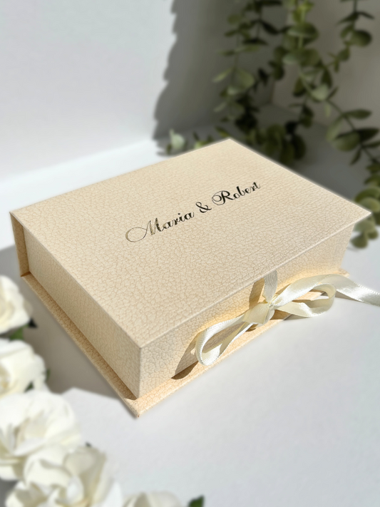 Personalise Now | Gift Box | Memory Box Beige