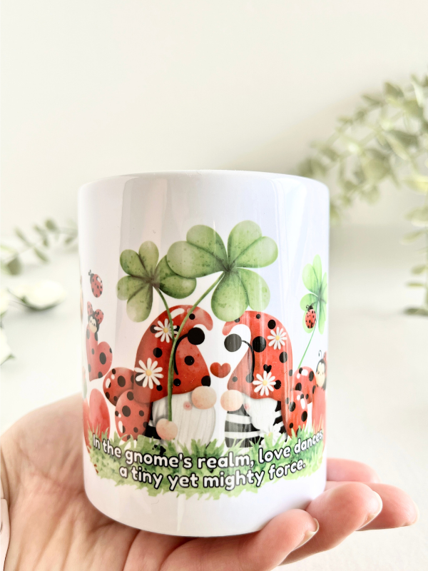 Ready To Go Mugs | Cute Animals | Gnomes & Ladybugs Mug