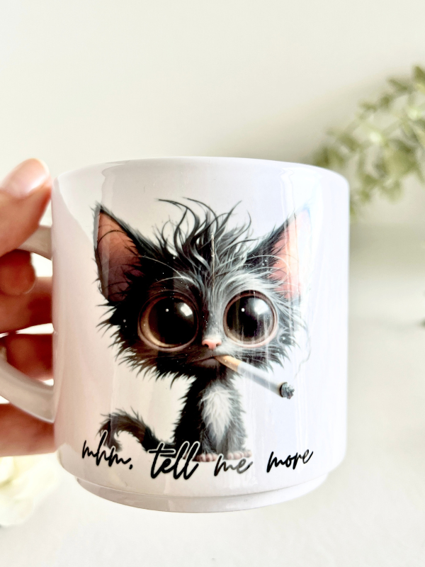 cat mug funny