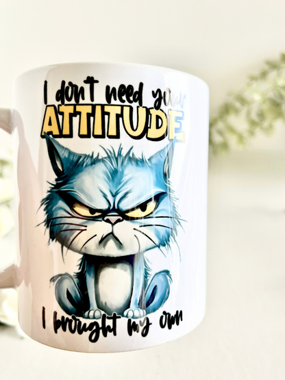 Ready To Go Mugs | Funny Animals | Crazy Cat Mug2