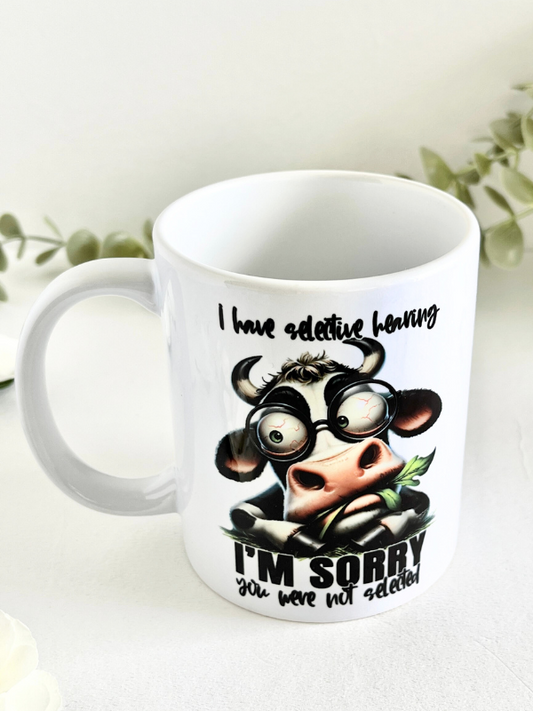 Ready To Go Mugs | Funny Animals | Goofy Cow Mug