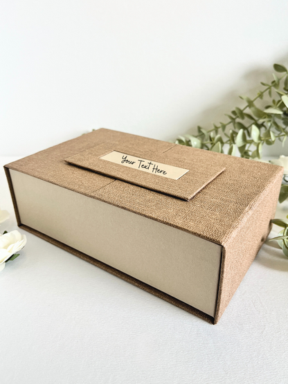 Personalized Wedding Keepsake Box