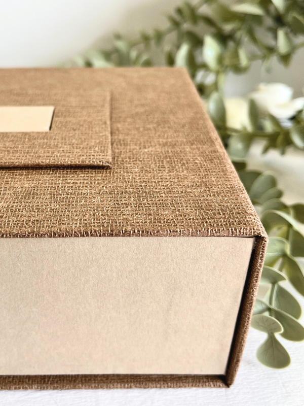 Personalise Now | Gift Box | Wooden Beige Box with Your Name