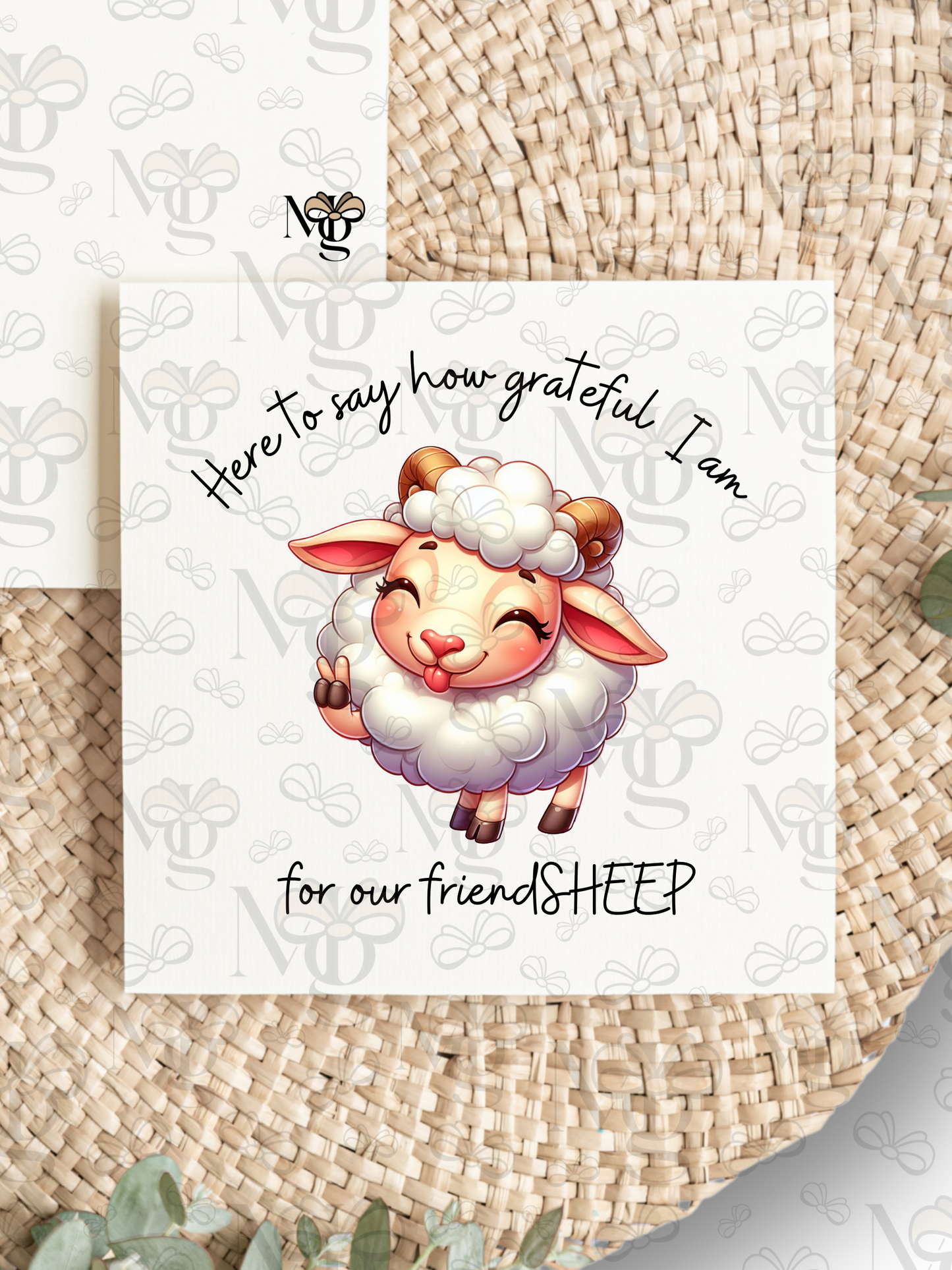 Designed Cards | FriendSHEEP | Little Cute Sheep