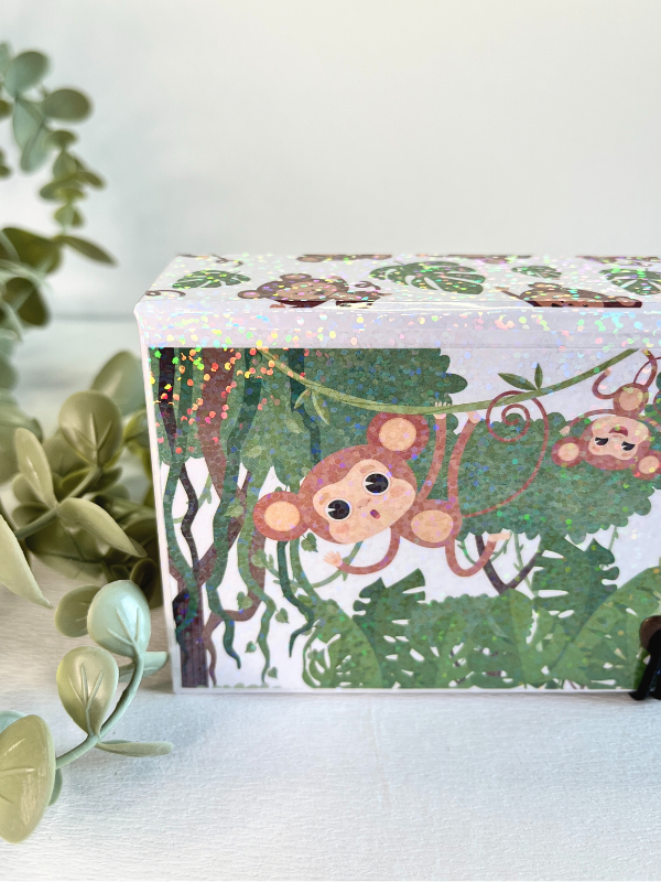 Ready To Go Box | Pencil Case Box | Kids Pencil Case Box Funny Monkeys