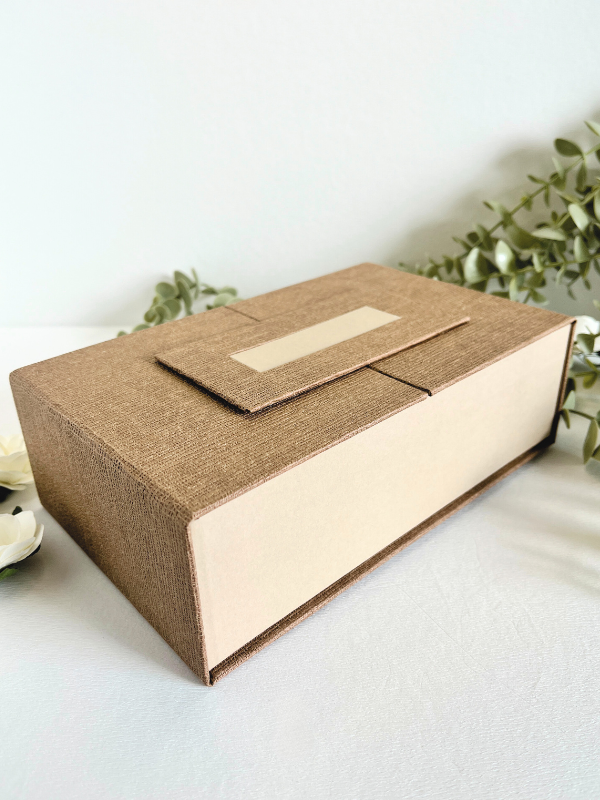 Ready To Go Box | Gift Box | Wooden Beige Box