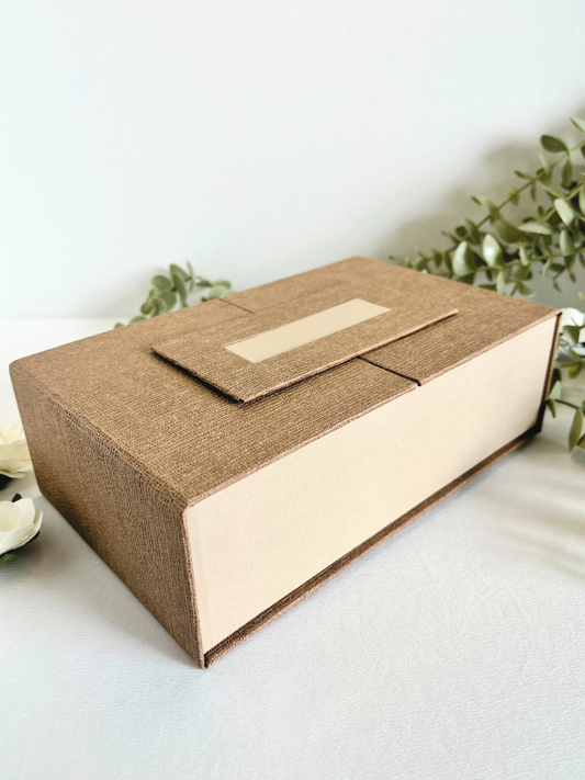 Ready To Go Box | Gift Box | Wooden Beige Box