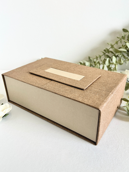 Ready To Go Box | Gift Box | Wooden Beige Box