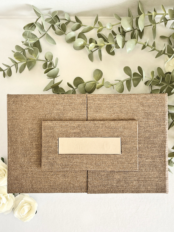 Ready To Go Box | Gift Box | Wooden Beige Box