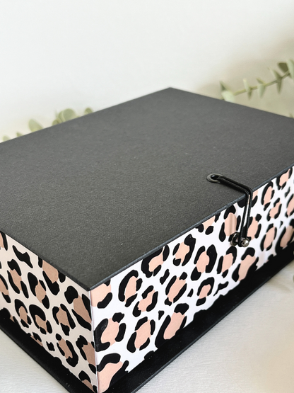 Ready To Go Box | Gift Box | Elegant Leopard Beige Box