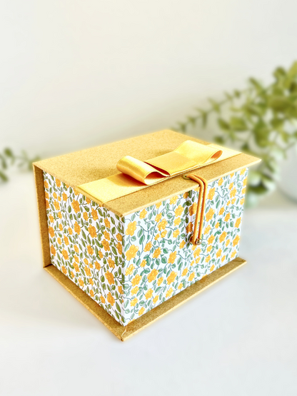 Ready To Go Box | Gift Box | Beautiful Yellow Flowers Box